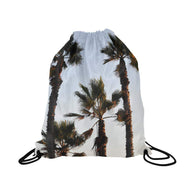 Palm Tree Drawstring Bag/Backpack Model 1604 (Twin Sides)  16.5