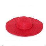 Summer Hat - Black, Orange. Red, White Hat- HRH Studio Boutique