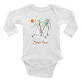 Baby Onsie Infant Long Sleeve Bodysuit - Happy Place Baby - Infant- HRH Studio Boutique