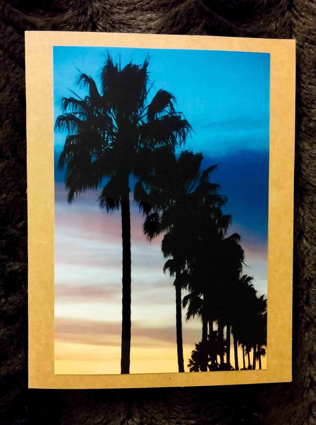 Colorful Palms Vertical Card Greeting Cards/Prints- HRH Studio Boutique