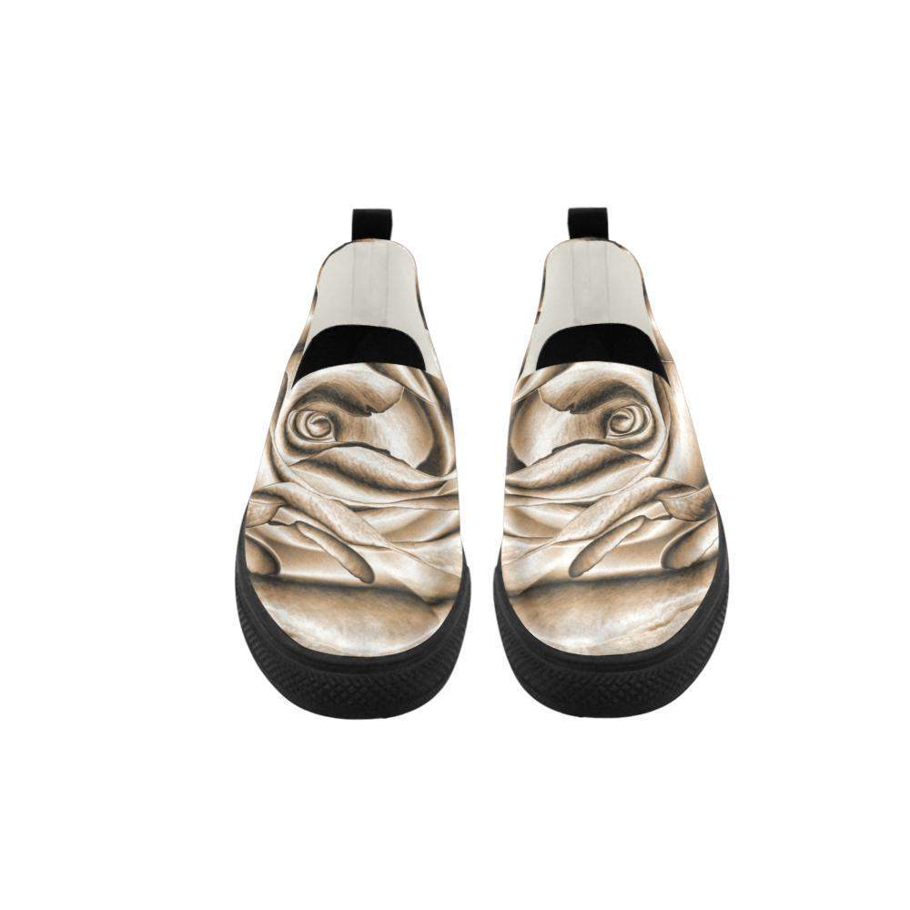 Digi Rose Slip on Shoe Apus Slip-on Microfiber Women's Shoes (Model 021) Apus Slip-on Microfiber Shoes (021)- HRH Studio Boutique