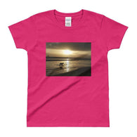 Doberman at the Beach - Ladies - Womens T-shirt - A day in a Dogs Life! T Shirt- HRH Studio Boutique