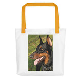 Doberman DOG Tote bag ** FREE Shipping! Totes, Purses, Bags- HRH Studio Boutique