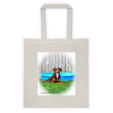 Doberman Red - Uncropped Ears Tote bag Totes, Purses, Bags- HRH Studio Boutique