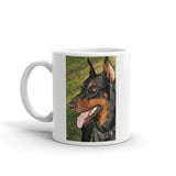 DOBERMAN Smile Cute Mug Mugs - Coffee Mugs- HRH Studio Boutique