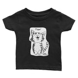 Fun Infant Tee - Meow Kitty Baby - Infant- HRH Studio Boutique