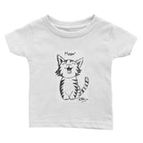 Fun Infant Tee - Meow Kitty Baby - Infant- HRH Studio Boutique