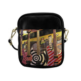 Guitar sling bag Sling Bag (Model 1627) Sling Bags (1627)- HRH Studio Boutique