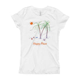 Happy Place -  Beach Girl's T-Shirt Girls T shirt- HRH Studio Boutique