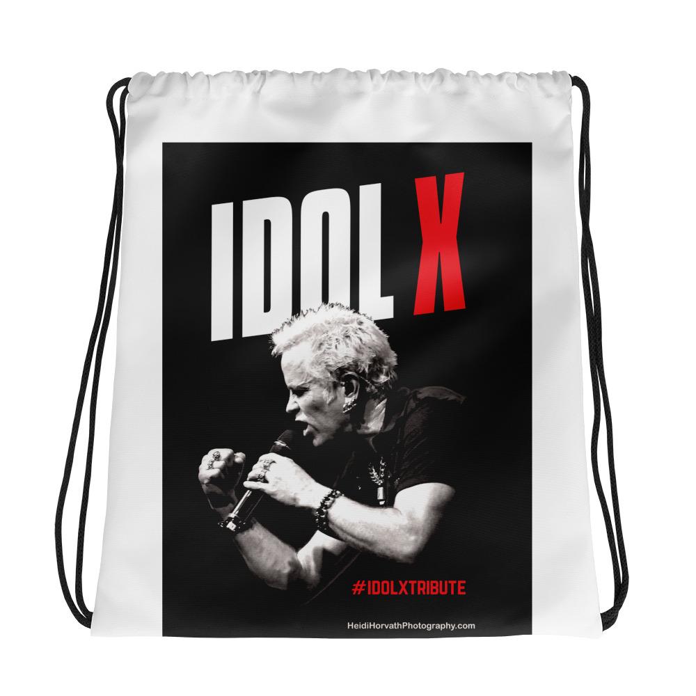 IDOL X - #1 Billy Idol Tribute band - Drawstring bag Drawstring Bag- HRH Studio Boutique