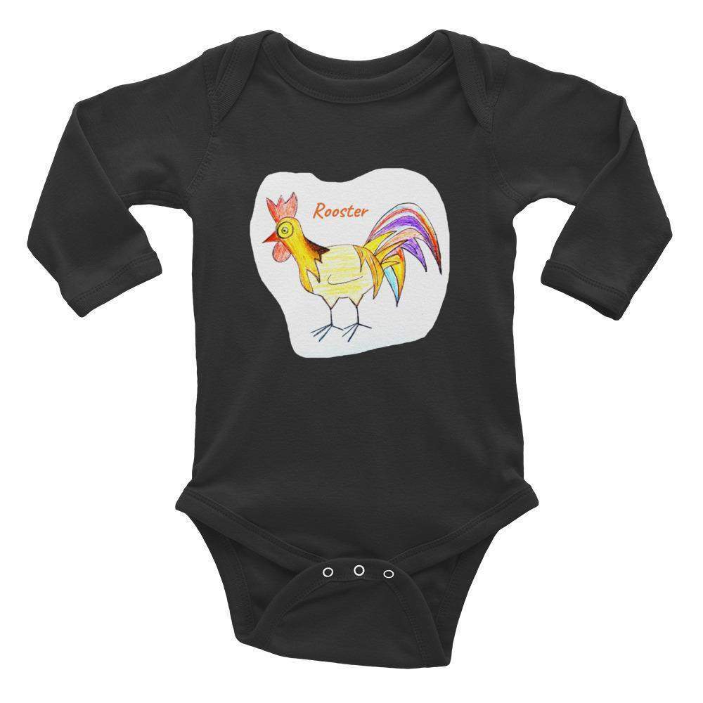 Infant Long Sleeve Bodysuit Onesie Baby - Infant- HRH Studio Boutique