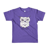 Kids OWL Short sleeve kids Unisex T-Shirt - OWL Hoot Hoot Kids - Youth Tee Shirt- HRH Studio Boutique