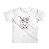 Kids OWL Short sleeve kids Unisex T-Shirt - OWL Hoot Hoot Kids - Youth Tee Shirt- HRH Studio Boutique
