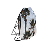 Palm Tree Drawstring Bag/Backpack Model 1604 (Twin Sides)  16.5"(W) * 19.3"(H) Purse,Bag,Messenger,Cross Body,Backpack- HRH Studio Boutique