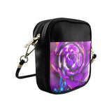 Purple delight Sling  Bag Purse (Model 1627) Purse,Bag,Messenger,Cross Body,Backpack- HRH Studio Boutique