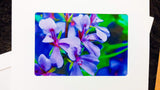 Purple flowers Card Greeting Cards/Prints- HRH Studio Boutique
