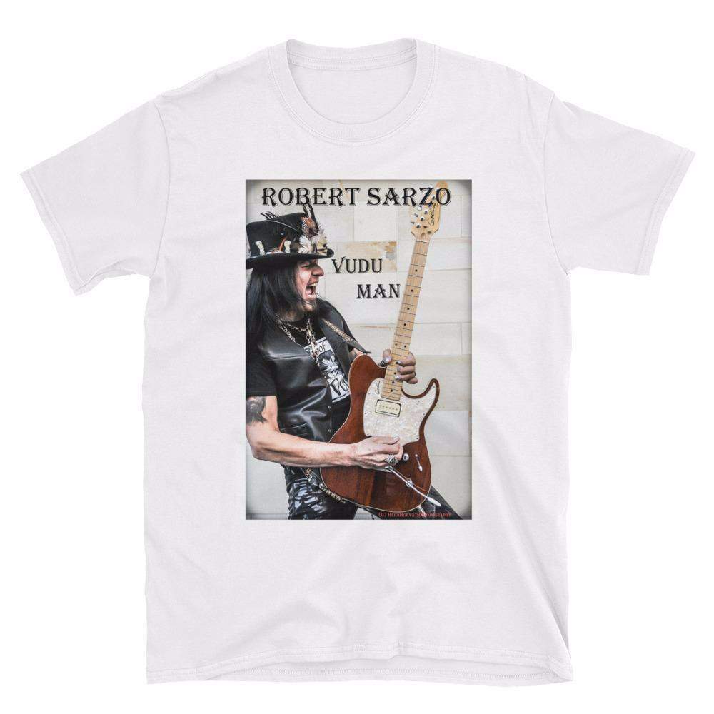 ROBERT SARZO VuDu Man - Guitarist - Short Sleeve Unisex T-Shirt - Rawk photo T Shirt- HRH Studio Boutique