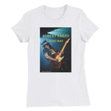 ROBERT SARZO VuDu Man - Guitarist - Women’s Slim Fit T-Shirt - Blue RAWK photo T Shirt- HRH Studio Boutique