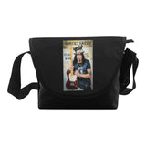 Roberts Sarzo Slate pix Mess bag Crossbody Bag/Large (Model 1631) Crossbody Bags (1631)- HRH Studio Boutique