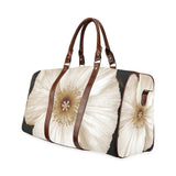 Sepia Poppy Travel bag Waterproof Travel Bag/Small (Model 1639) Waterproof Travel Bags (1639)- HRH Studio Boutique