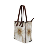 Sepia Rose Tote Classic Tote Bag (Model 1644) Classic Tote Bags (1644)- HRH Studio Boutique