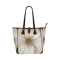 Sepia Rose Tote Classic Tote Bag (Model 1644) Classic Tote Bags (1644)- HRH Studio Boutique