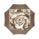 Sepia Rose umbrella Foldable Umbrella Foldable Umbrella- HRH Studio Boutique