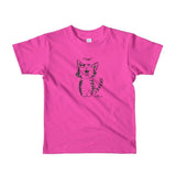 Short sleeve kids T-Shirt Unisex - Meow Kitty T Shirts Youth - Unisex- HRH Studio Boutique