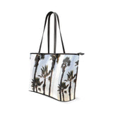 Simple Palm Tote Leather Tote Bag/Large (Model 1640) Leather Tote Bag (1640)- HRH Studio Boutique