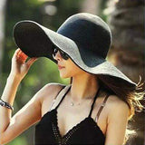 Summer Hat - Black, Orange. Red, White Hat- HRH Studio Boutique